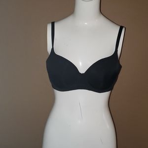 Basic black underwire bra
